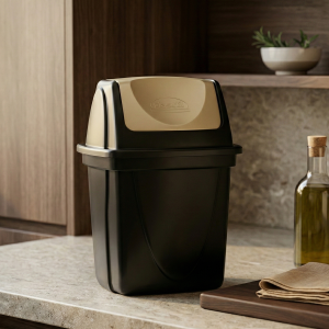 Lixeira E-black  4,9 litros plasutil